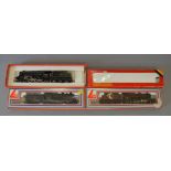 OO Gauge. 4 x Hornby & Lima locomotives. LMS crimson Crab No.13000, BR black Crab No.