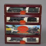 OO Gauge. Hornby. 4 x Toplink locomotives. R.2021 BR black 4-4-0 "Cattistock", R.