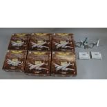 Corgi Aviation Archive 6 x 1:144 scale Frontier Airliners, all VG boxed complete.