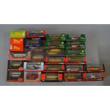 26 boxed diecast buses mostly in 1:76 scale by Corgi, EFE, Britbus and others.