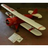 Waco-YMF radio controlled Bi-plane, well built fitted with Saito FA-150 engine, servos etc.