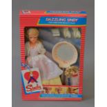 A boxed Pedigree Sindy doll, 42017 'Dazzling Sindy', a dressed doll with special hair feature,