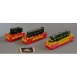 OO Gauge. Hornby Dublo 3 x diesel locomotives.