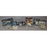 Eight boxed playworn Star Wars 'Return of the Jedi' sets - Rebel Armoured Snowspeeder Vehicle,