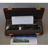 OO Gauge. Bachmann. Ltd Edition BR green A2 class "Blue Peter" Housed in wooden fitted case.