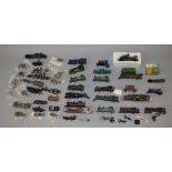 OO Gauge. Quantity of spares, including motors, locomotive body shells, etc.