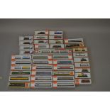 N Gauge. Arnold. 40 x boxed rolling stock, includes some multipacks. VG in G+ boxes.