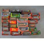 26 boxed diecast buses mostly in 1:76 scale by Corgi, EFE, Britbus and others.