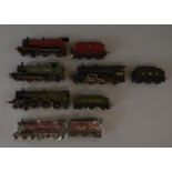 OO Gauge. 5 x kit / white metal bodied locomotives. 1 unpowered.