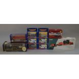 Ten Corgi boxed diecast models including 31007 Heavy Haulage Diamond T set 'Annis & Co Ltd',