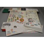 Quantity of assorted stamps and FDCs