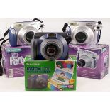 3 Fuji Instant Print Cameras.