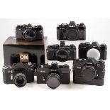 Black Olympus OM2 & Others.