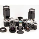 Canon AE-1 Program & AV1 Cameras.