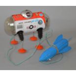 An unboxed Yonezawa 2205 Japanese remote control battery operated Moon Explorer M-27 model of
