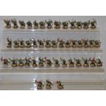 Games Workshop, Warhammer Fantasy: Regiment of 40 Orcs. Plastic. Professionally painted.