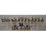 Games Workshop, Warhammer Fantasy: Regiment of 20 Orcs. Plastic. Professionally painted.