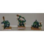 Games Workshop, Warhammer Fantasy: 3 5th edition River Trolls. Metal. Professionally painted.