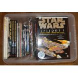 A quantity of Star Wars related books, both paper and hardback editions,