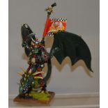 Games Workshop, Warhammer Fantasy: Azghad the Slaughterer with Wyvern. 5th edition. Metal.