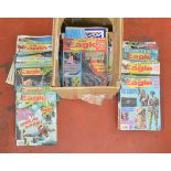 A good quantity of Eagle comic books