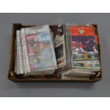 A large quantity of Manchester United football programmes from 1970s onwards including League, Cup,