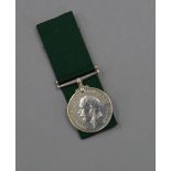 George V Royal Naval Auxiliary Sick Berth Reserve Long Service and Good Conduct Medal to x.4587 J.