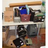 A large mixed lot including mostly projectors and related equipment.