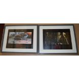 7 Star Wars Revenge Of The Sith Masterworks prints. All framed & glazed. No certificates.