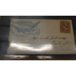 USA Civil War 'Union' Patriotic envelope used 1860s.