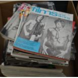 A good quantity of "Films & Filming" magazines mostly from the 1970s,