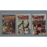 Collection of 3 Marvel Daredevil comics from 1965 Nos 8, 9 and 10. First app.