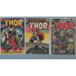 2 Marvel Journey into Mystery comics Nos. 123 & 125 plus Thor comic No. 127 including the first app.