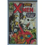 X-men No 23 (1966) Marvel comic with great action artwork and story by Stan Lee.