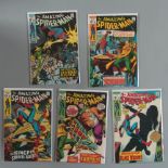 5 Marvel Comics Amazing Spider-Man Nos. 82, 83, 84, 85, 86. (July 1970, First app.