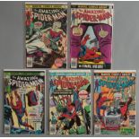 5 Marvel Comics Amazing Spider-Man Nos. 160, 161, 162, 163, 164.