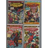 4 Marvel Comics Amazing Spider-Man Nos. 137, 138, 139, 140.