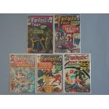 5 Marvel Fantastic Four comics No 33, 34, 35, 36, 37. (5) 1st app. of Attuma, 1st app.