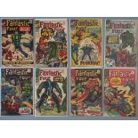 8 Marvel Fantastic Four comics No 58 - 65. In various conditions.