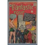 Marvel Fantastic Four No 9 comic from 1962 with Jack Kirby art starring Reed Richards as Mr