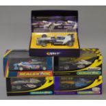 5 x Scalextric cars. C2261 McLaren Mercedes No 2. C2723 Renault F1 2006 Team Spirit No 1.