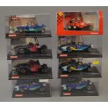 8 x Carreracars. 2 x Sauber Petronas C21 2003 Livery Nos 9 and 10.