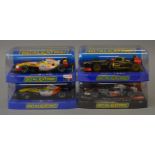 4 x Scalextric cars. C3261 Lotus F1 team No.10 Romain Grosjean.