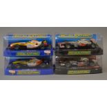 4 x Scalextric cars. C3165 Vodafone McLaren Mercedes, Lewis Hamilton, No3 2011.