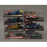 7 x Slot Cars. Carrera Sauber Petronas C18. Carrera Panasonic Toyota Racing TF105 No17.