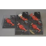 5 x Policar slot cars. Including Ferrari F300 1998, and F1 World Champion.