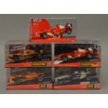 5 x SCX cars. Dome S 101 Judd "Holland". Williams F1 No6 2001. 6044 Arrows F1 GP 2000.