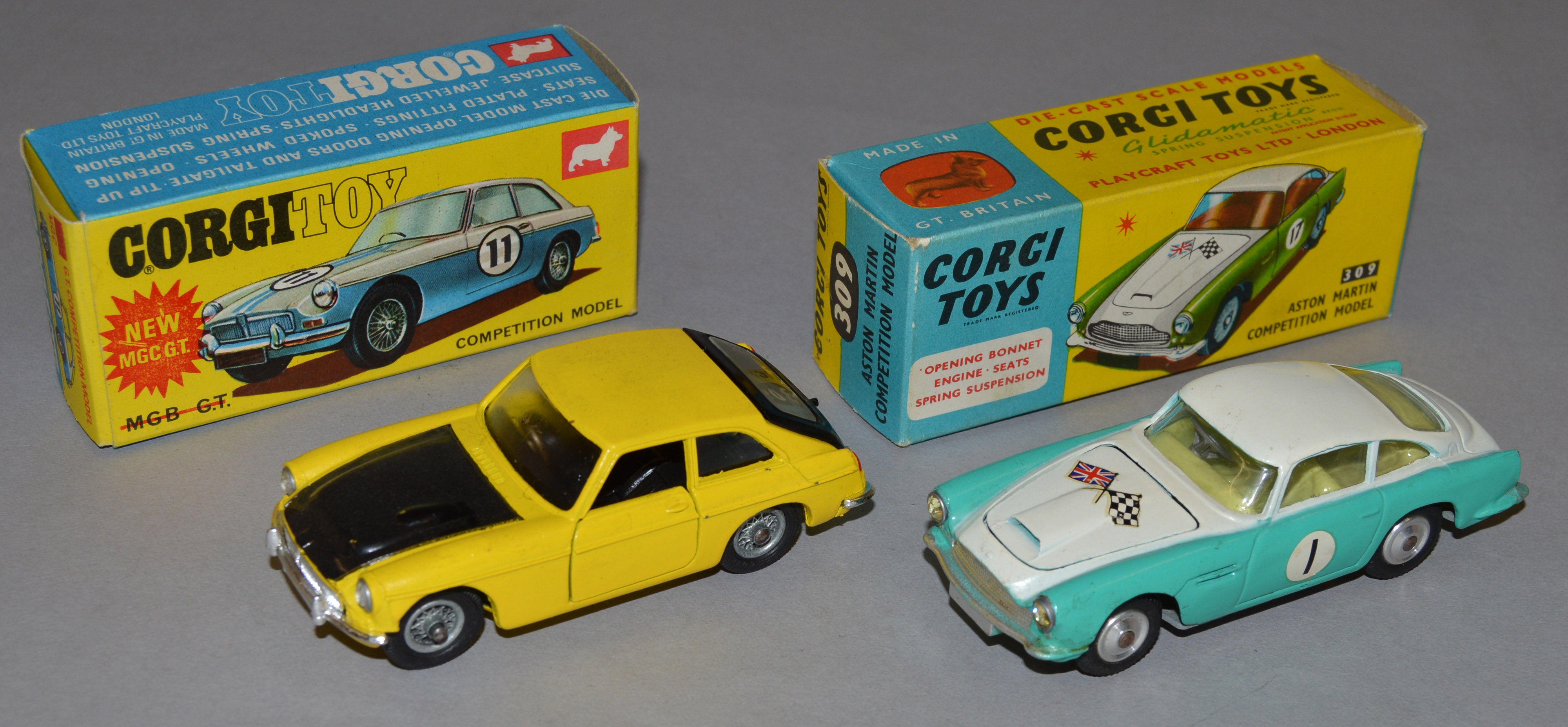 Two boxed Corgi Toys,