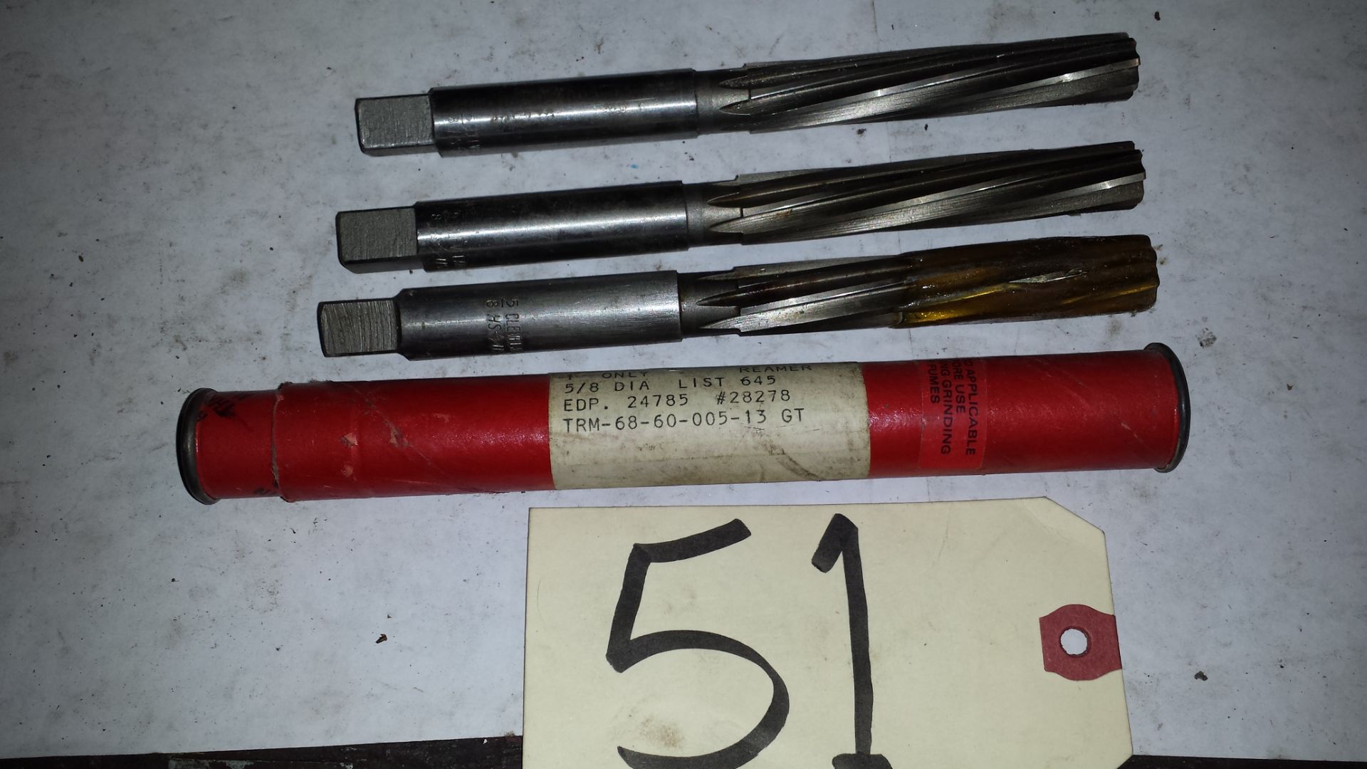 Lot of (4) Reamer 5/8''