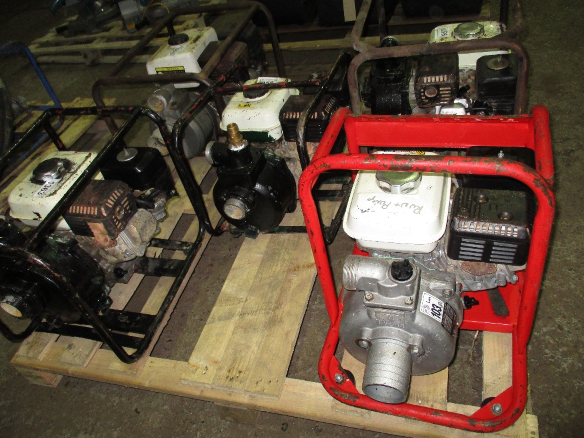 5no petrol engined water pumps - Image 2 of 2